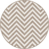 set de 4 individuales chevron horizontal redondo