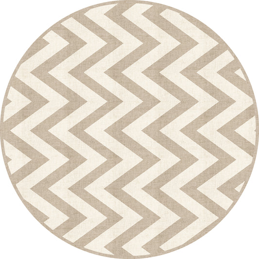 set de 4 individuales chevron vertical redondo