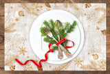 set of 4 magical Christmas placemats 2