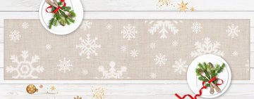 Table Runner Snowflakes