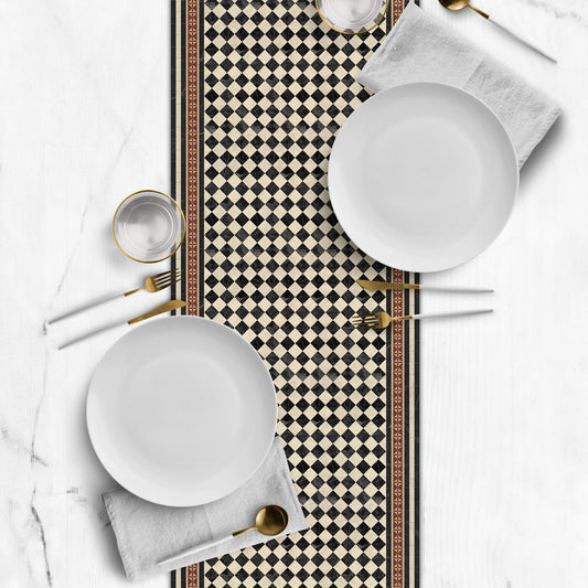 Chemin de table Damier Istanbul