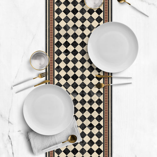 chemin de table Damier Ankara