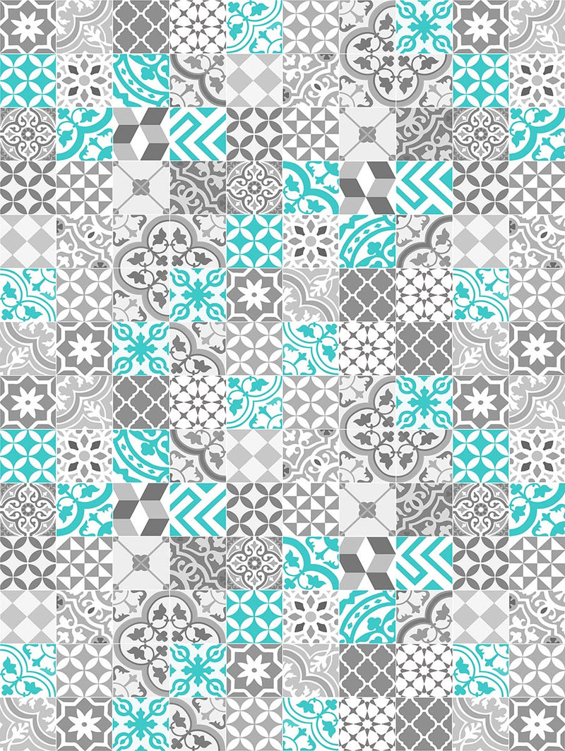 Collage with Turquoise