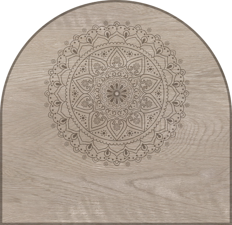 Tête de lit Mandala en bois