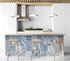 Rollo sticker Home tiles blue