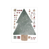 Watercolor Christmas Tree Sticker