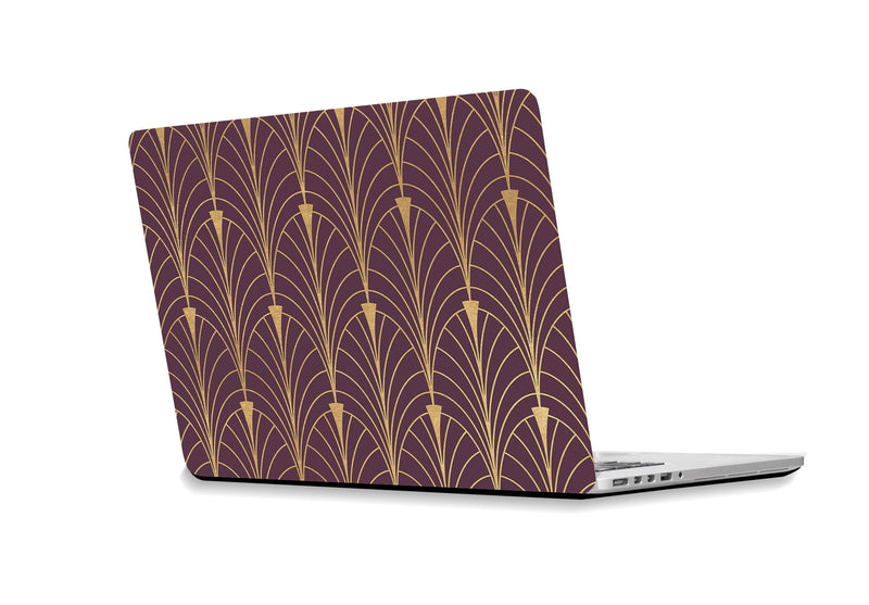 Garnet Art-deco sticker for laptop