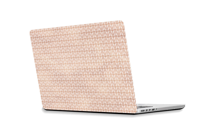 Copper Geometric Art Deco Laptop Sticker
