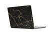 Sticker para ordenador portátil Black gold marble