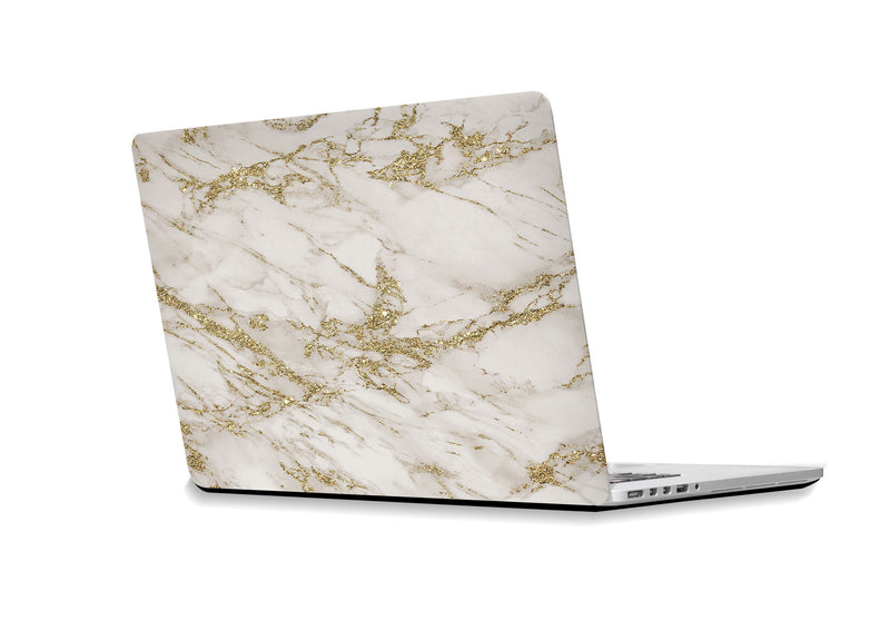 Laptop sticker Marble and gold