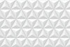 Sticker para ordenador portátil 3D Triángulos blanco