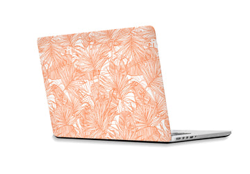 Laptop sticker Coral leaves