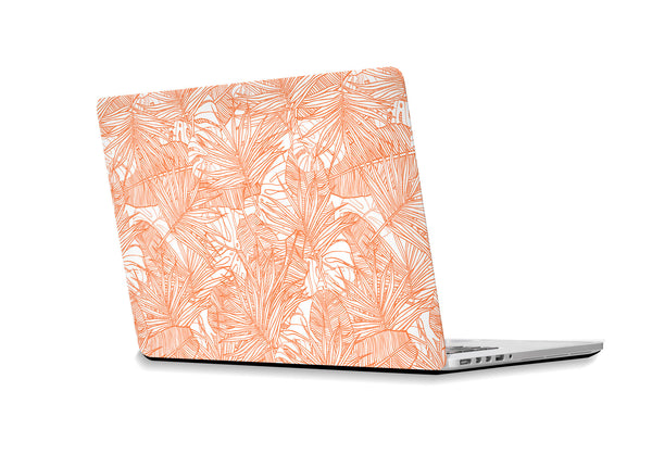 Laptop sticker Coral leaves