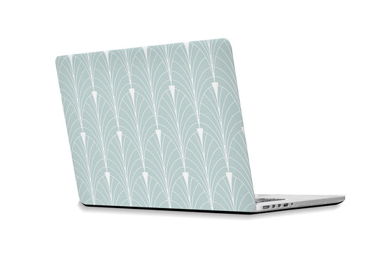 Laptop sticker Art-deco light green