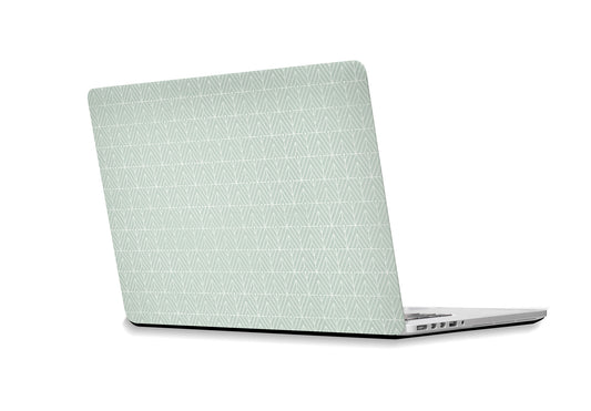 Laptop sticker Geometry green lily