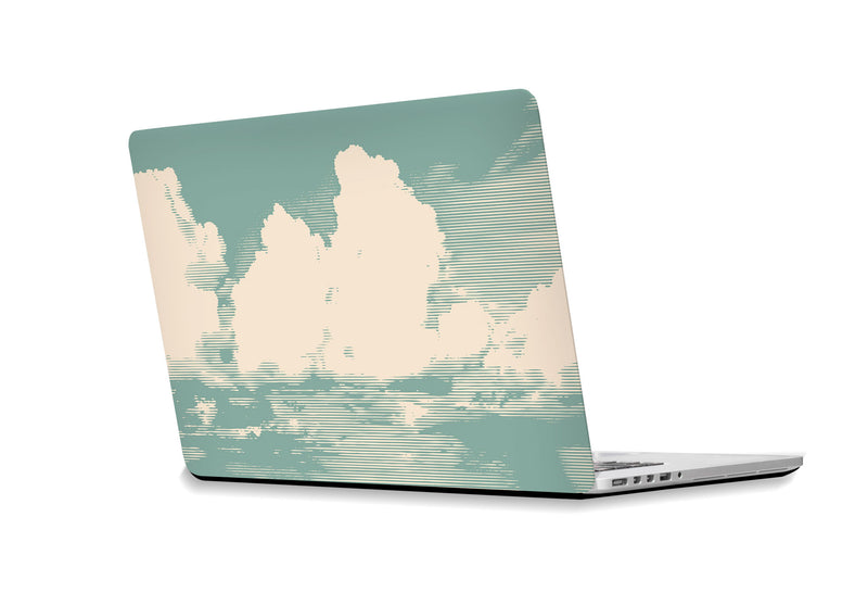 Sticker ordinateur portable nuages