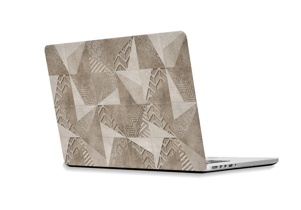 Sepia Geometric Laptop Sticker