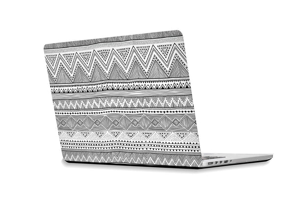 Black and white Tribal laptop sticker