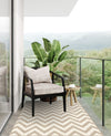 Natural chevron vertical - “Indoor & Outdoor”