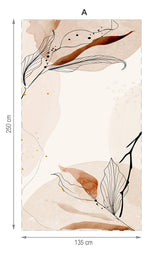 Flores japonesas 3- mural textil vinílico adhesivo