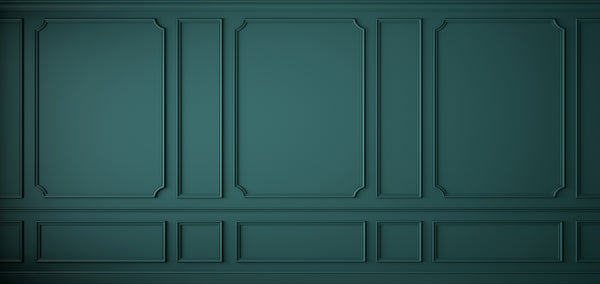 Panel Clásico con molduras verde 5