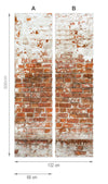 Muro de ladrillos 2- mural de papel pintado