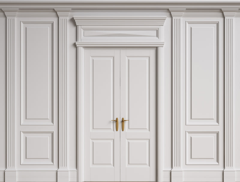 Panel Clásico blanco 1 con puerta
