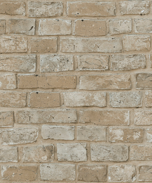 Mur de brique beige